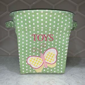 Pottery Barn Kids - canvas bucket butterfly 🦋